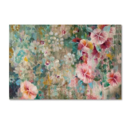 Danhui Nai 'Flower Shower Crop' Canvas Art,30x47